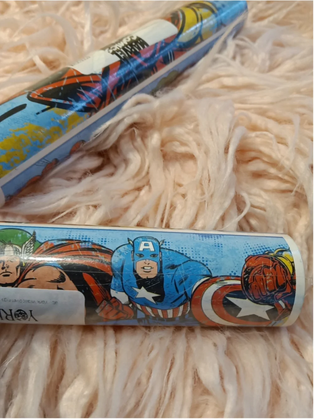 Marvel Avenger Peel & Stick Wallpaper Border Removable Kids 2 pk 5 yards ea